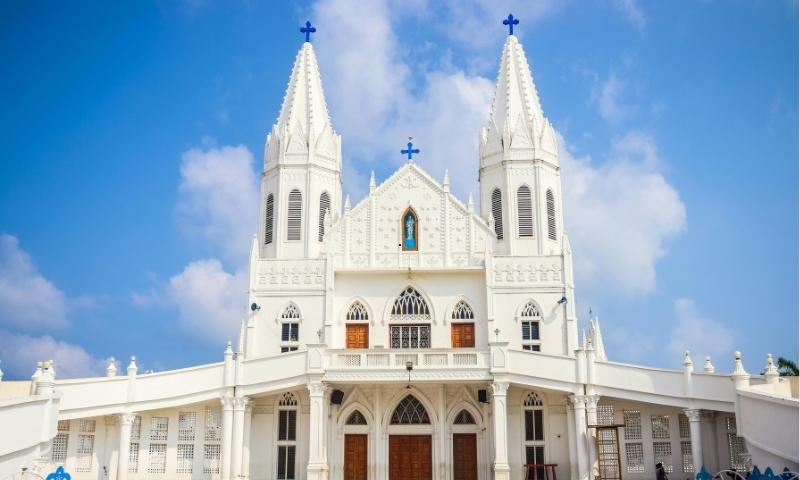 Coimbatore to Velankanni church tour package — Basilica of Our Lady of Health pilgrimage